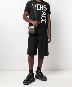 Versace logo-print slim-fit T-shirt