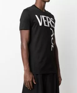 Versace logo-print slim-fit T-shirt