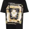 Versace Baroque patch T shirt 1 Versace Baroque-patch T-shirt