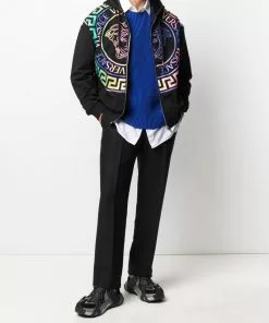 Versace Medusa logo-print zip hoodie