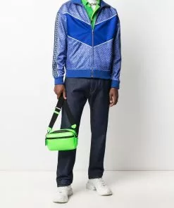 Versace logo-print track jacket