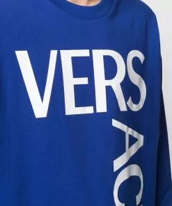 Versace logo-print sweatshirt