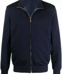 Versace Baroccoflage print reversible jacket