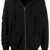 Versace long-sleeve zip-fastening hoodie