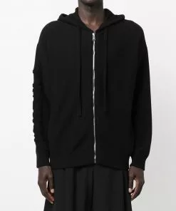 Versace long-sleeve zip-fastening hoodie