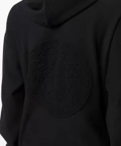 Versace long-sleeve zip-fastening hoodie