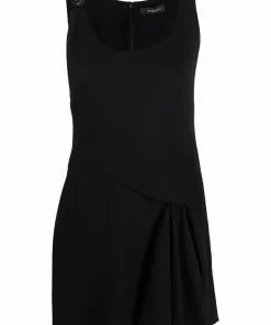 Versace Medusa draped minidress