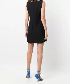 Versace Medusa draped minidress