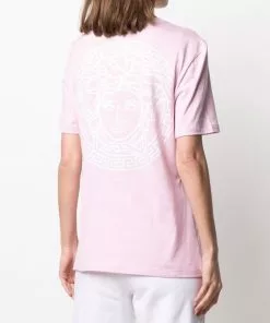 Versace Medusa logo-lettering T-shirt