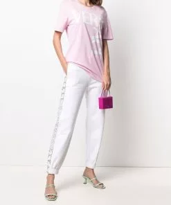 Versace Medusa logo-lettering T-shirt