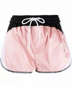 Versace Greca logo-trim running shorts