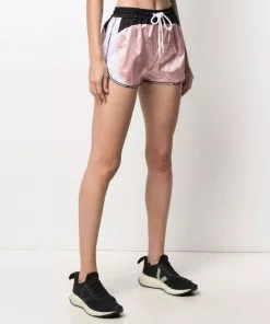 Versace Greca logo-trim running shorts