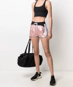 Versace Greca logo-trim running shorts