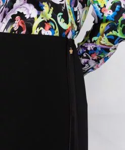 Versace high-waisted satin miniskirt