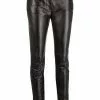 Versace bi-material skinny-fit trousers