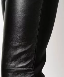 Versace bi-material skinny-fit trousers