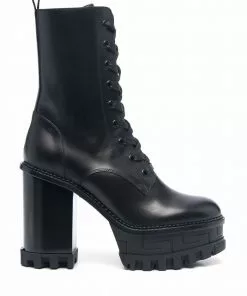 Versace Greca platform boots