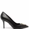 Versace Virtus leather pumps 1 Versace Virtus leather pumps