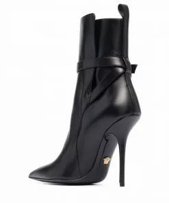 Versace Safety Pin high-heel boots