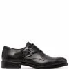 Versace Monk strap leather shoes