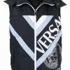 Versace logo-print padded gilet