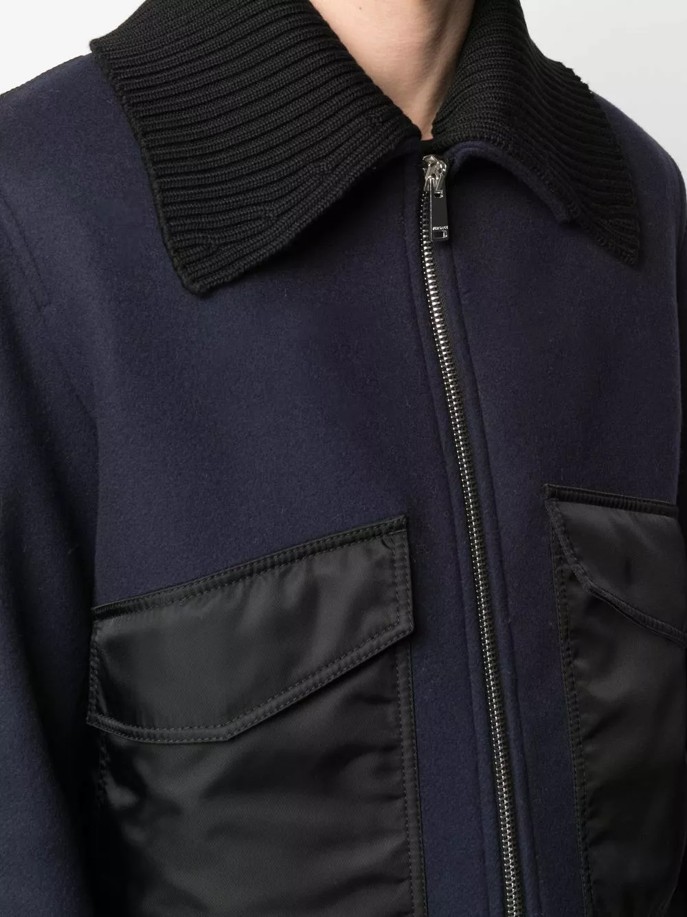 Versace Oversized collar bomber jacket 7 Versace oversized collar bomber jacket