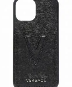Versace logo-plaque iPhone 11 case