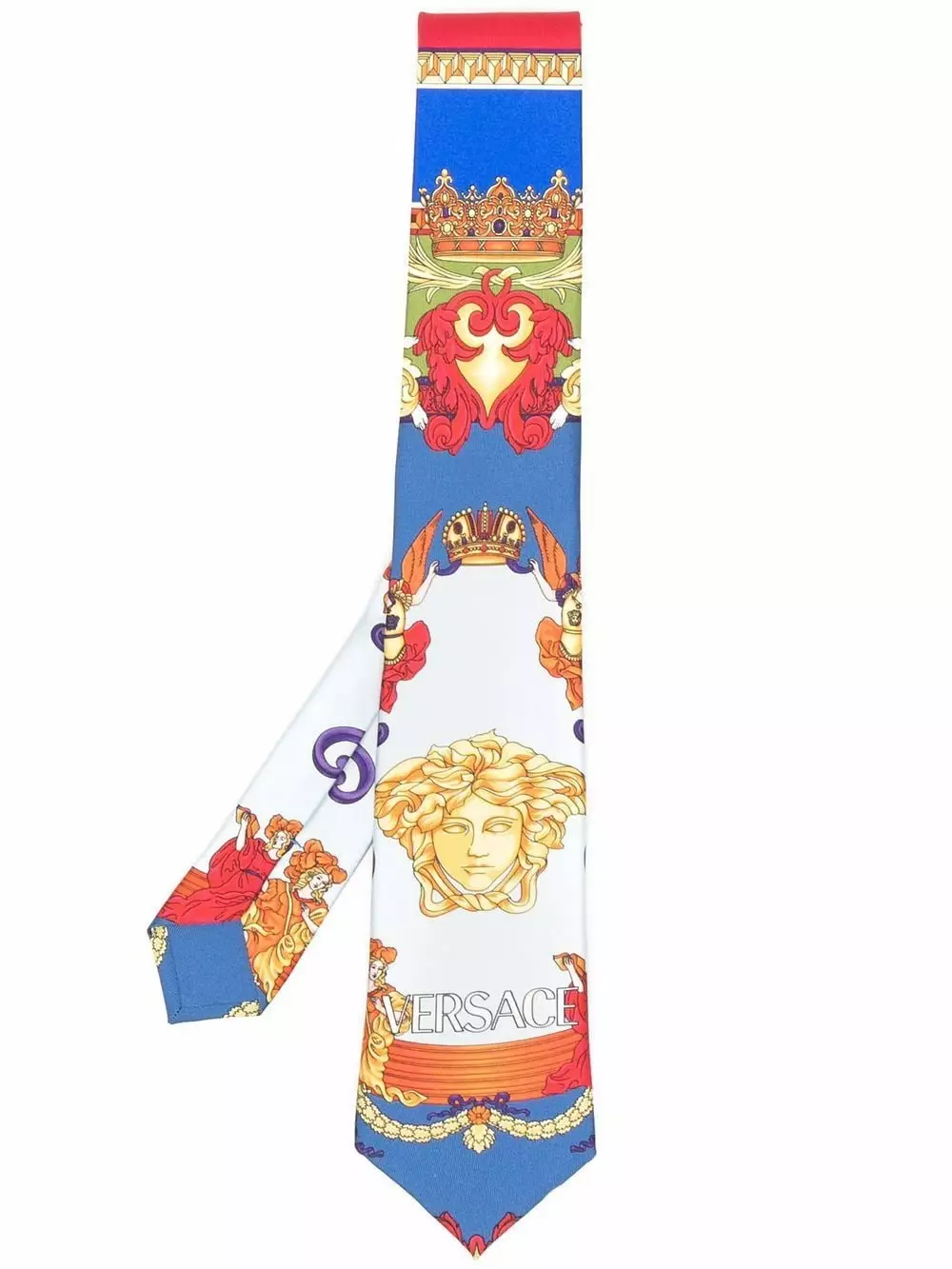 Versace Medusa print tie 3 Versace Medusa print tie