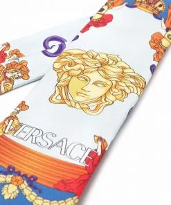 Versace Medusa print tie