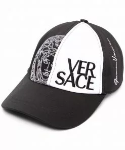Versace Medusa logo-embroidered trucker cap