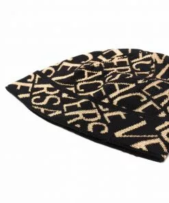 Versace intarsia-knit logo beanie