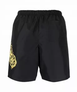 Versace Barocco-print swim shorts
