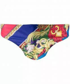 Versace Medusa Renaissance-print swim briefs