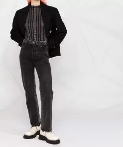 Versace Greca-detail long-sleeve top