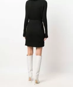 Versace Barocco print knitted dress