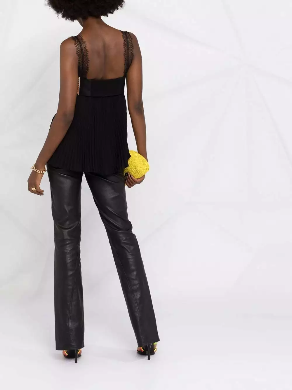 Versace Medusa Renaissance pleated top 6 Versace Medusa Renaissance pleated top