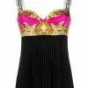 Versace Medusa Renaissance pleated top