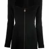 Versace fitted sweetheart-neck blazer