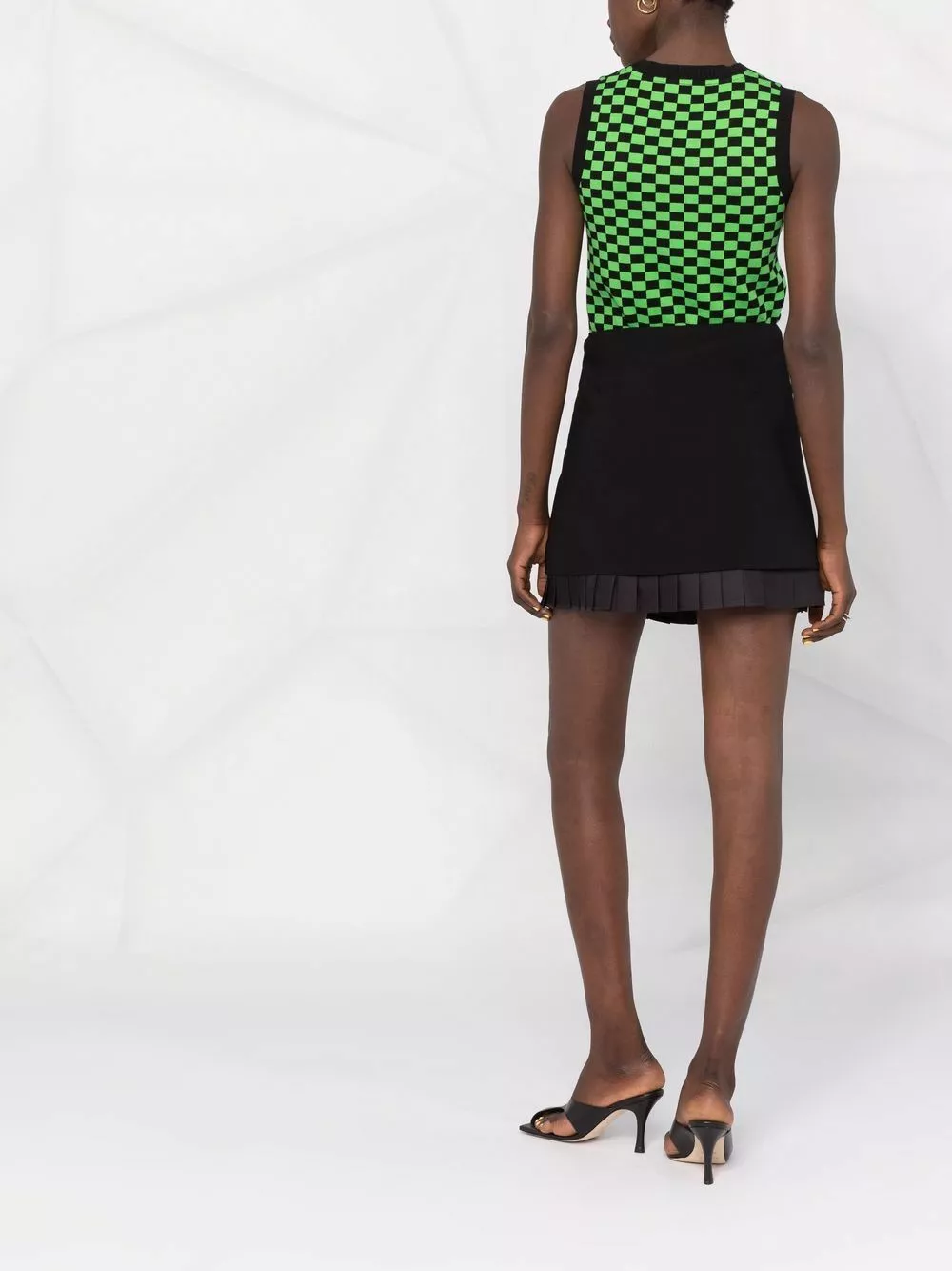 Versace Medusa button mini skirt 6 Versace Medusa button mini skirt