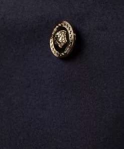 Versace Double breasted panelled peacoat 14 Versace double-breasted panelled peacoat