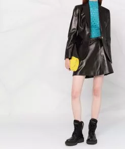 Versace Medusa wrap-effect mini skirt