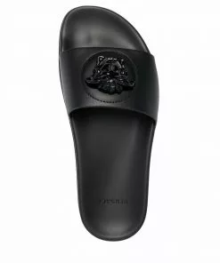 Versace Medusa Head flat slides 9 Versace Medusa Head flat slides