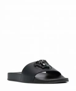 Versace Medusa Head flat slides