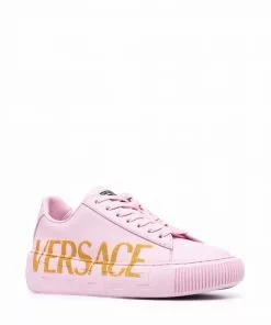 Versace logo-print low-top sneakers
