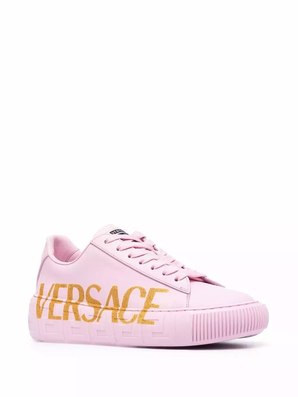 Versace Logo print low top sneakers 4 Versace logo-print low-top sneakers