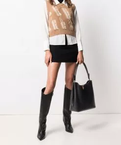 Versace large Virtus hobo shoulder bag