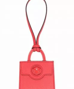 Versace Medusa Head leather tag