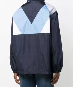 Versace colour-block logo track jacket