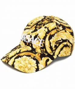 Versace baroque pattern-print cap