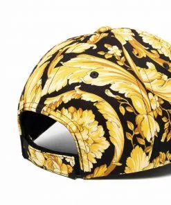 Versace baroque pattern-print cap